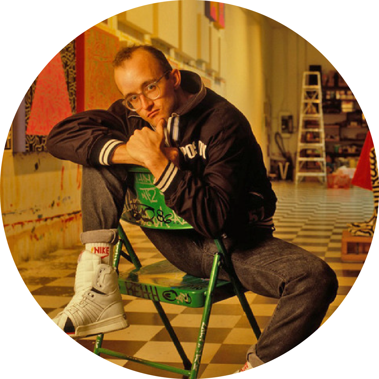 Keith Haring Portrait